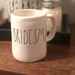 Rae Dunn Bridesmaid Mug Classic Font